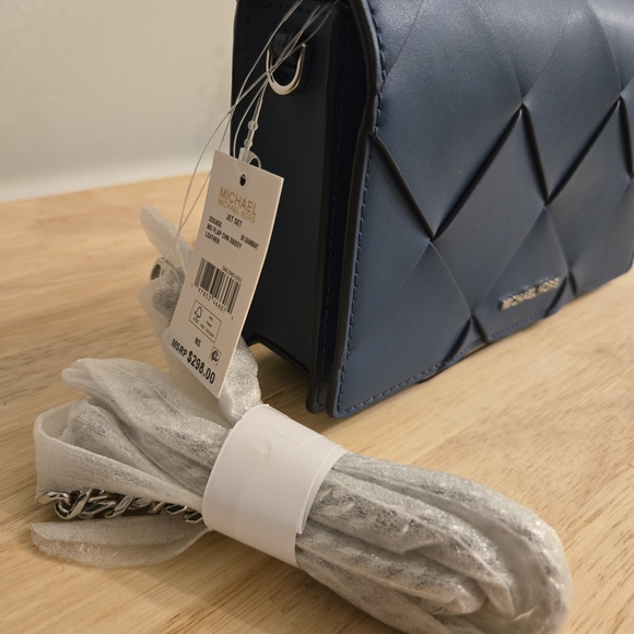 Michael Kors Jet Set Medium Flap Chain Crossbody – Dark Chambray - Picture 2 of 5